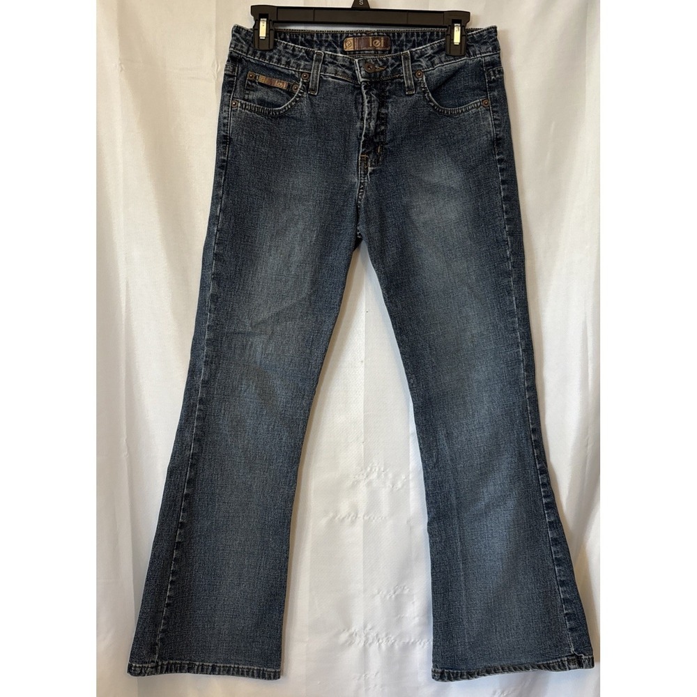 Vintage LEI Jeans Flare Stretch Denim Y2K 90's Mid Rise Women's 7  29x27.5